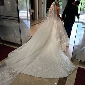 Custom Wedding dress, Lebanese inspired